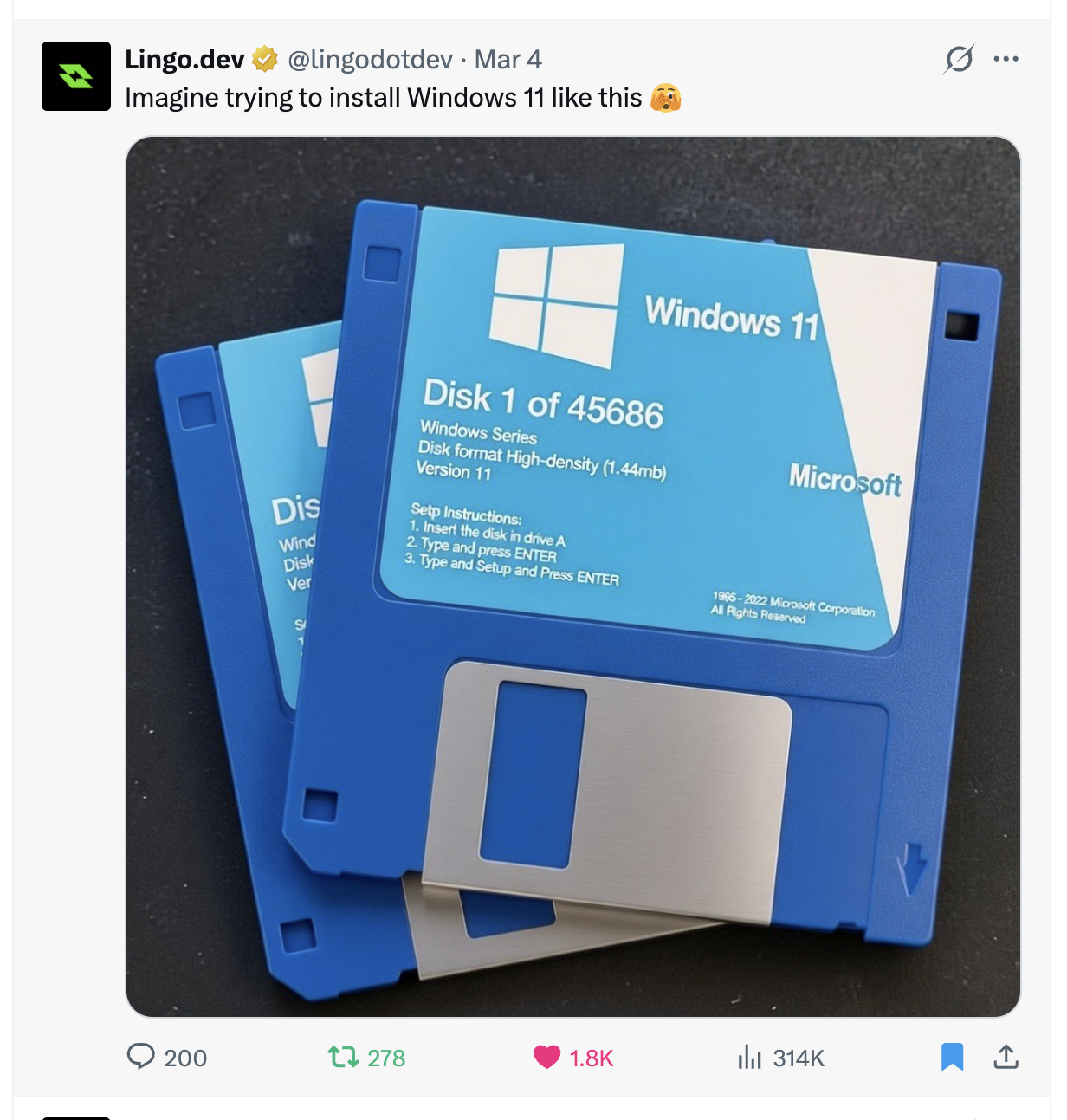 314K views post