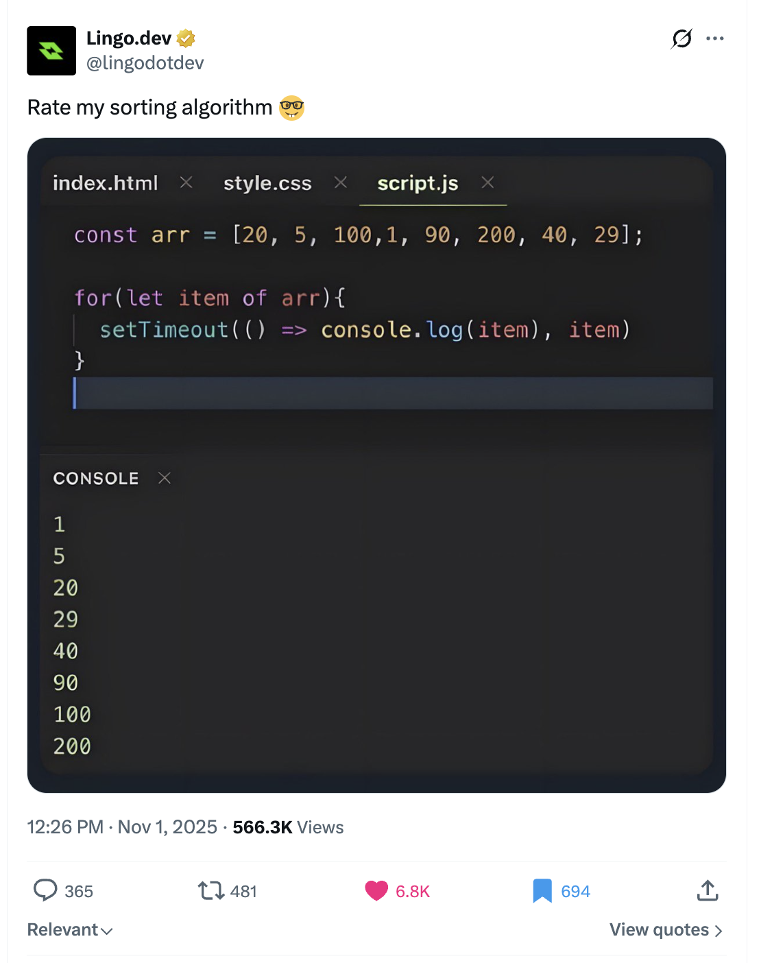 566K views post