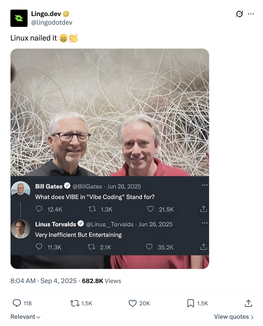 682K views post